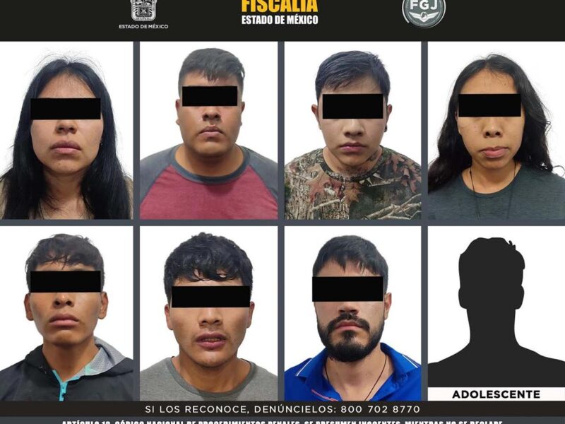Detenidos ocho presuntos integrantes del CJNG en Malinalco