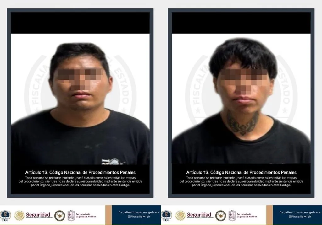 Detienen a dos hermanos, presuntos responsables del delito de extorsión a limoneros de Apatzingán