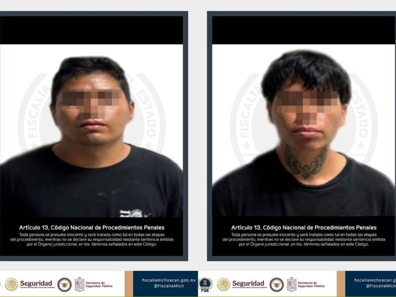 Detienen a dos hermanos, presuntos responsables del delito de extorsión a limoneros de Apatzingán