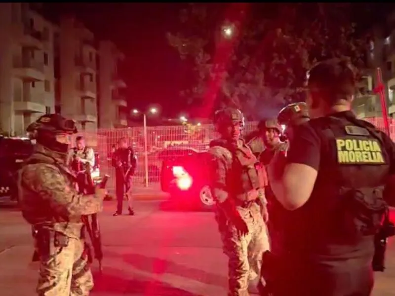Dos elementos lesionados y 3 detenidos deja enfrentamiento en Villas del Pedregal en Morelia