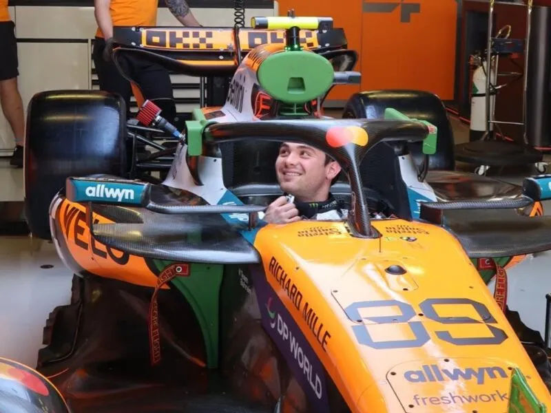 El piloto mexicano 'Pato' O’Ward sufrió intoxicación por alimentos y corrió enfermo la Práctica 1 del GP de México