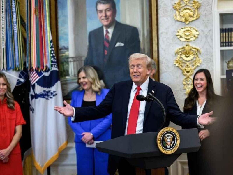 El presidente de EU, Donald Trump acusa a Gustavo Petro, Presidente de colombia de narcotráfico,