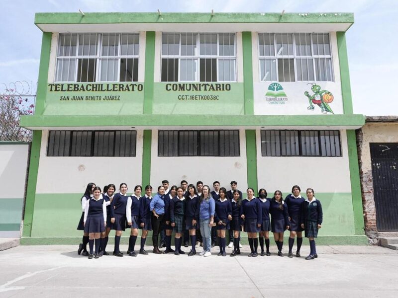 El Telebachillerato Comunitario de Michoacán crece 14% matrícula y amplía cobertura educativa nuevos planteles