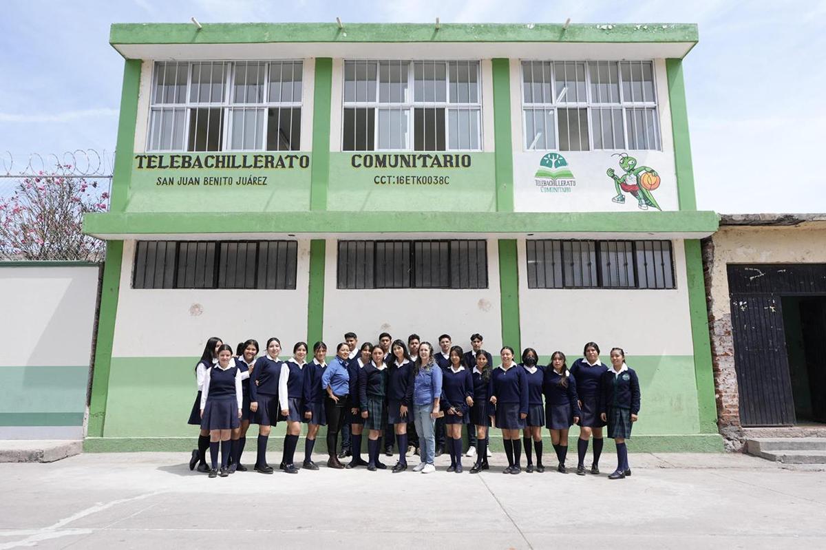 El Telebachillerato Comunitario de Michoacán crece 14% matrícula y amplía cobertura educativa nuevos planteles