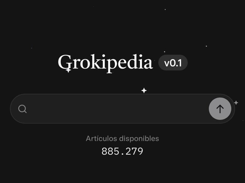 Elon Musk lanza la Grokipedia versión 0.1 para empezar a competir con Wikipedia