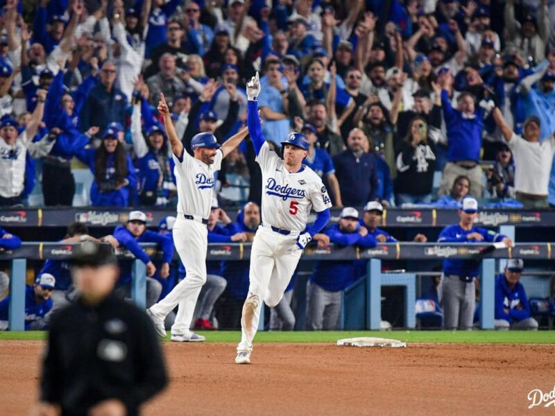 En 18 entradas por fin ganaron los Dodgers para poner la Serie Mundial 2-1 ante Blue Jays