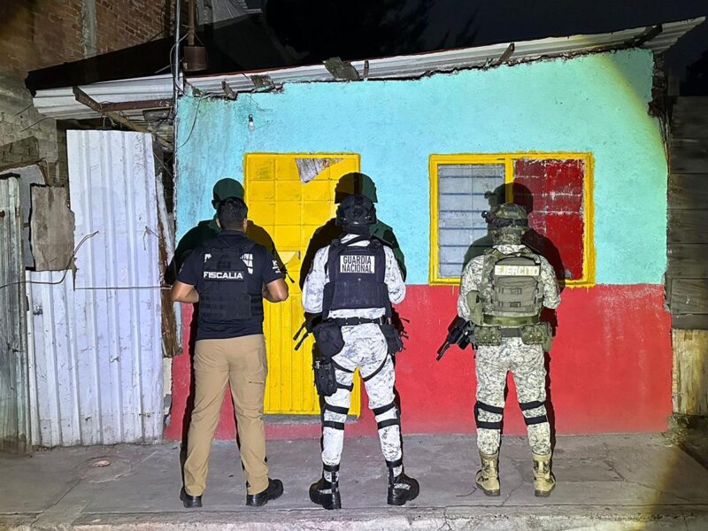 En cateo realizado en Morelia, asegura FGE 950 dosis de metanfetamina