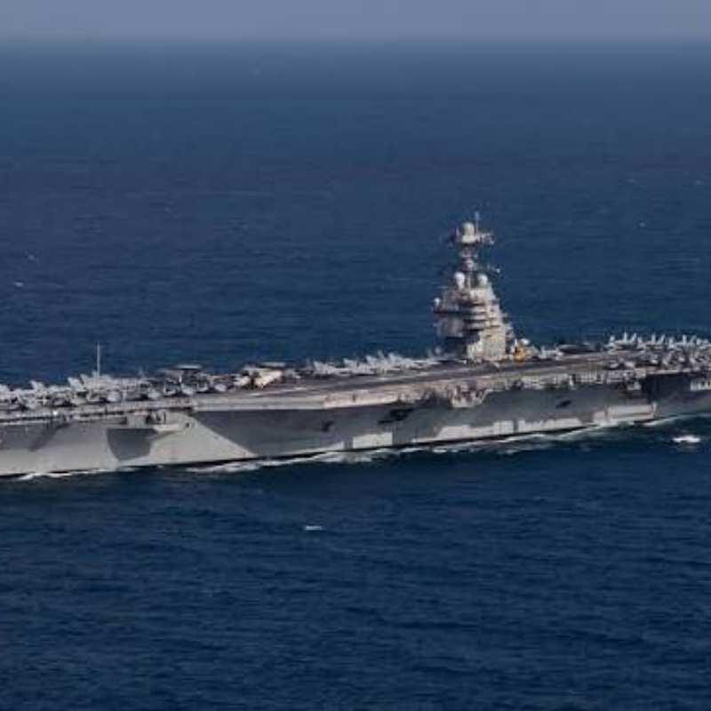 Estados Unidos despliega su mayor portaaviones en el Caribe ante la tensión con Venezuela