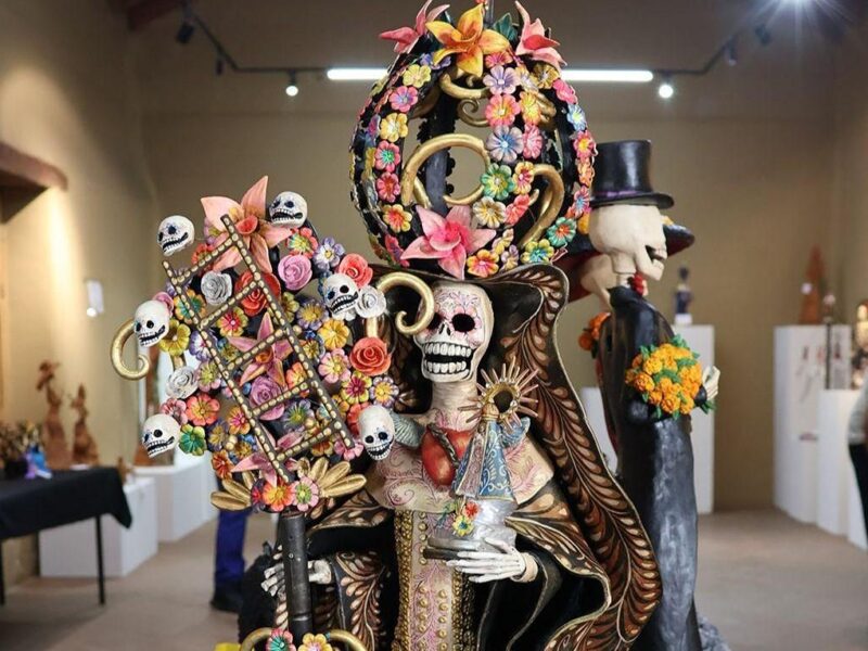 Estas son las catrinas ganadoras del 13 concurso artesanal