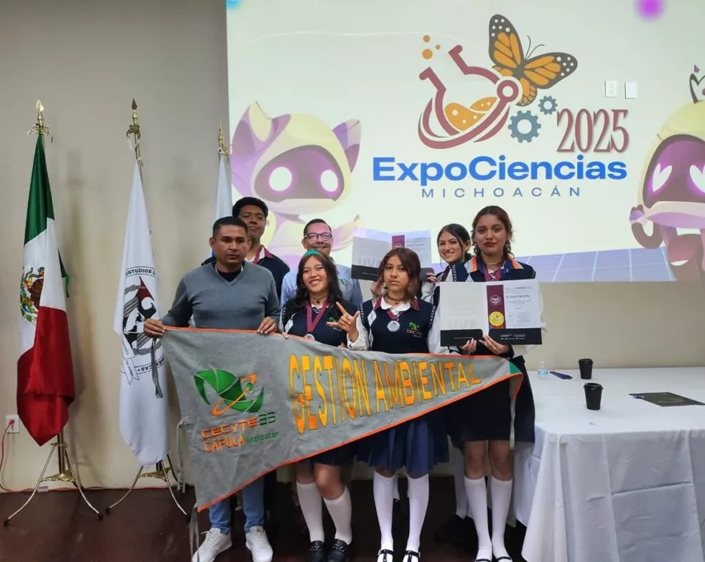 Estudiantes del Cecytem representarán a Michoacán y a México en Ferias nacionales e internacionales