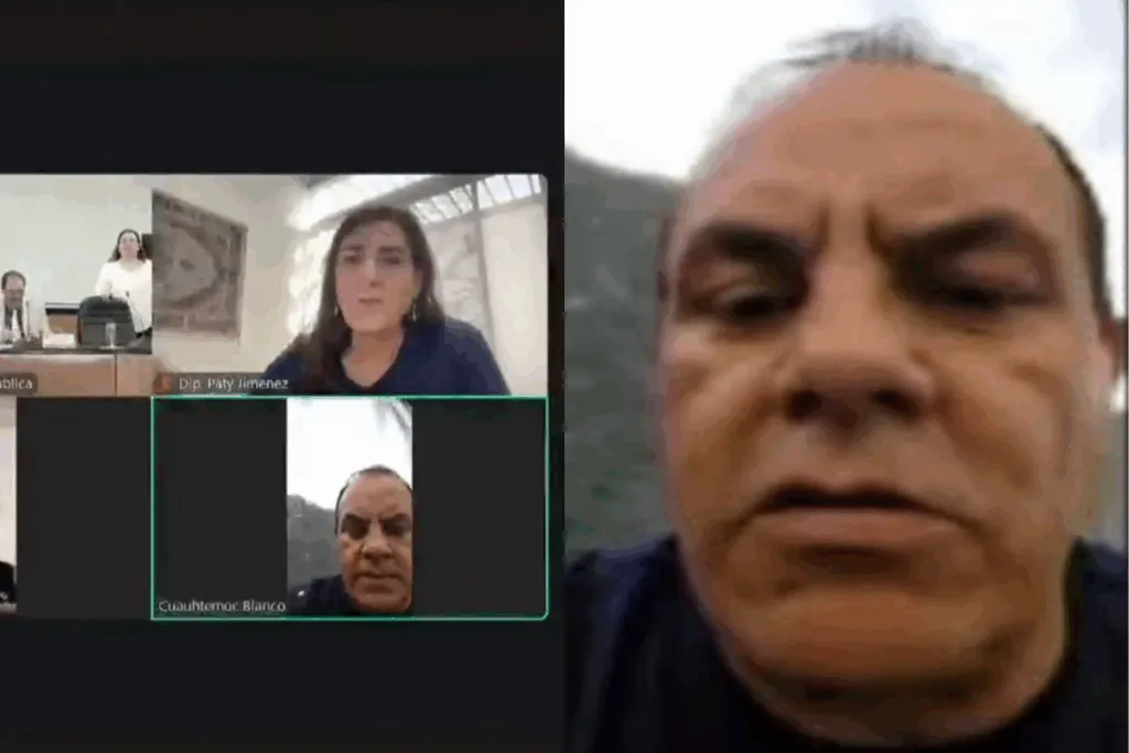 Exponen a Cuauhtémoc Blanco jugando presuntamente pádel durante sesión legislativa en México