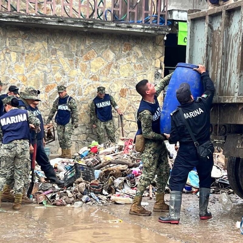 Muertes por lluvias en México ascienden a 76; 39 desaparecidos