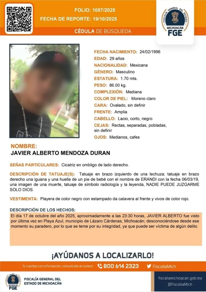 Hombre reportado desaparecido es localizado asesinado en la carretera Lázaro Cárdenas - Playa Azul-1