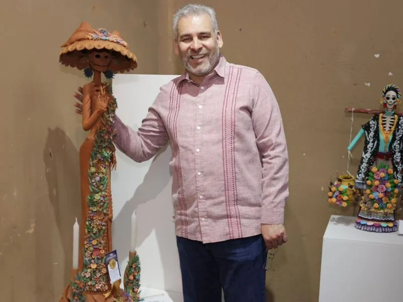 Inaugura Bedolla la 15 Feria de la Catrina de Capula; se consolida como escaparate artesanal