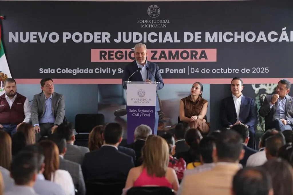 Inauguran salas judiciales en Zamora, Michoacán