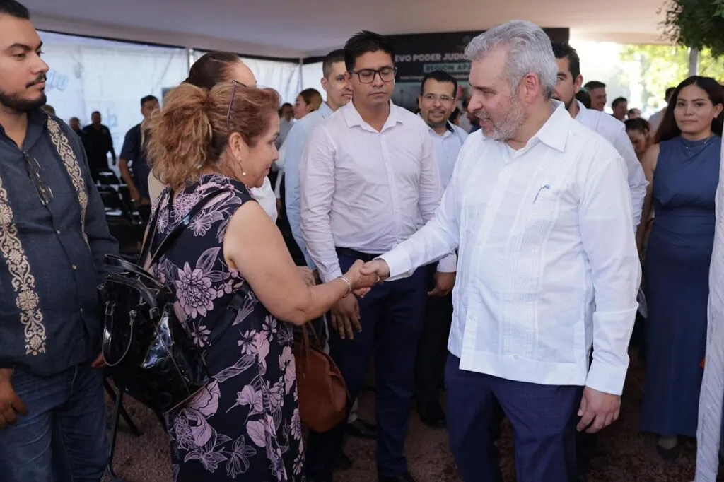 Justicia más cercana en región Apatzingán; inaugura Bedolla salas judiciales-1