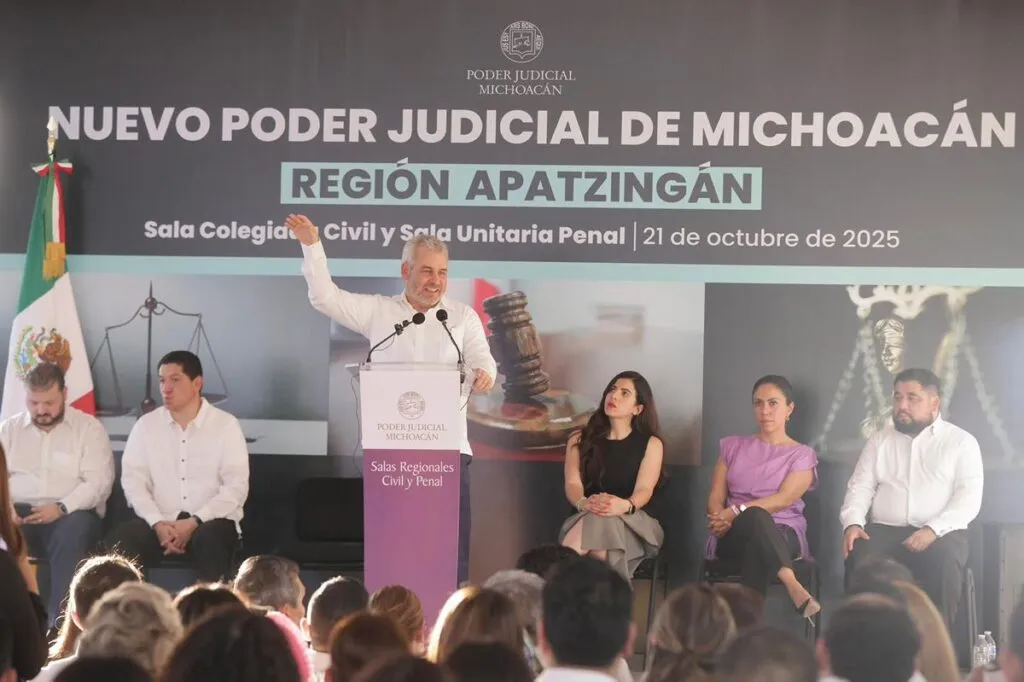 Justicia más cercana en región Apatzingán; inaugura Bedolla salas judiciales-2