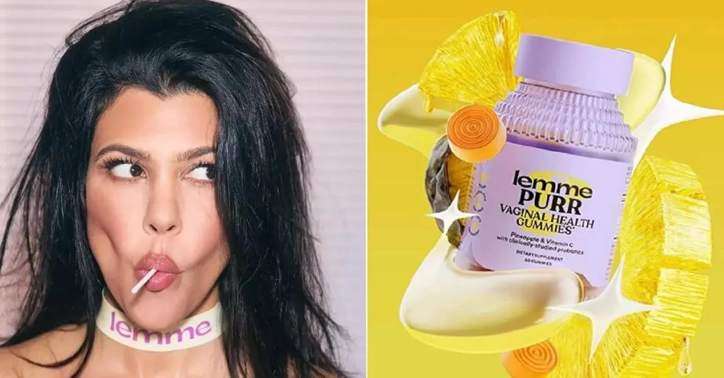 Kourtney Kardashian lanza piruletas probióticas para la salud vaginal bajo su marca Lemme
