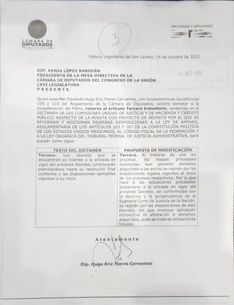 Ley de Amparo: Diputados avalan reforma