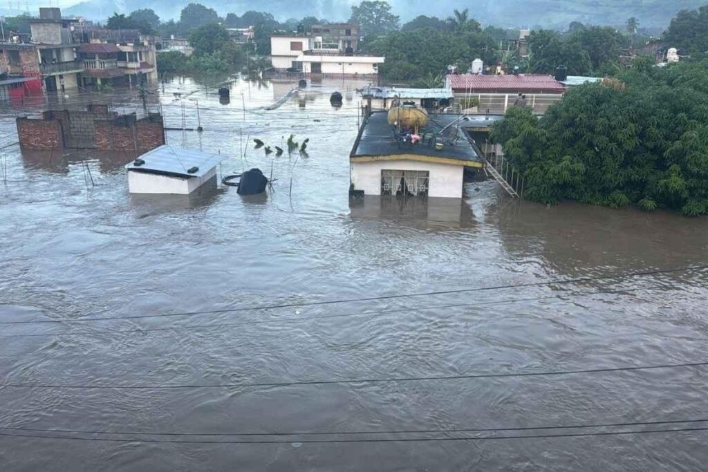 Lluvias en México muertos e inundaciones 1