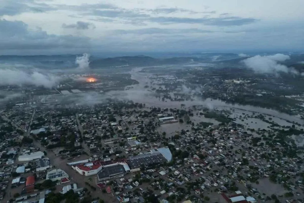 Lluvias en México muertos e inundaciones