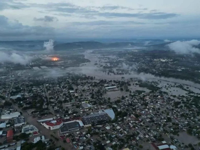 Lluvias en México muertos e inundaciones