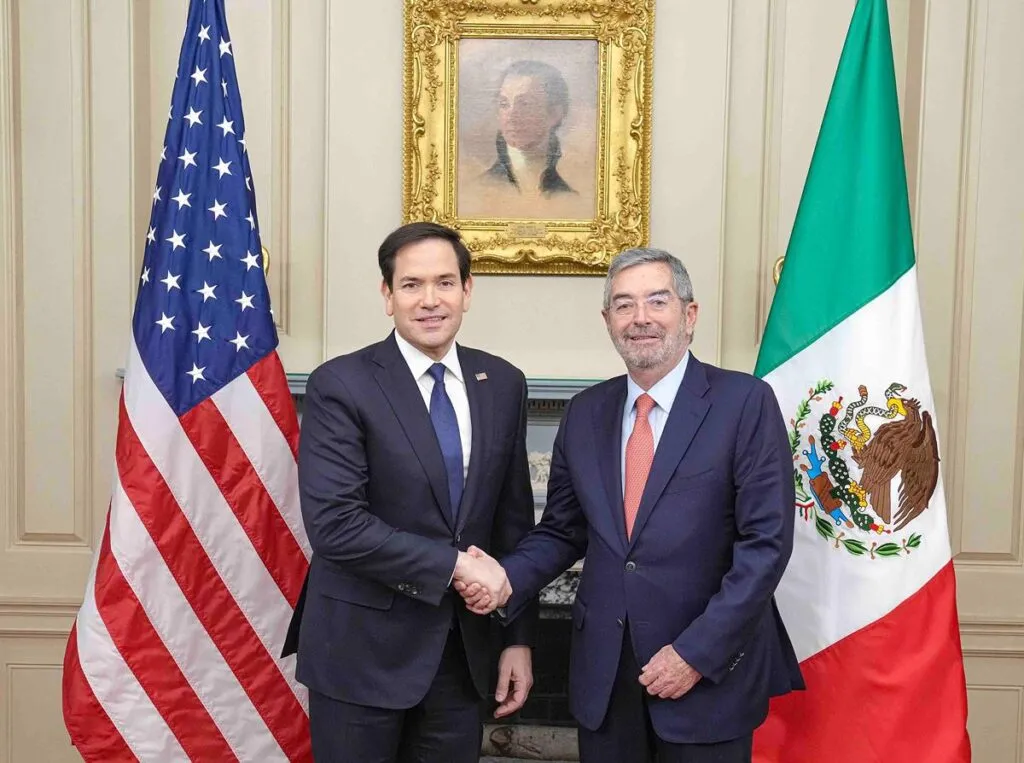 Marco Rubio recibe al canciller Juan Ramón de La Fuente en Washington
