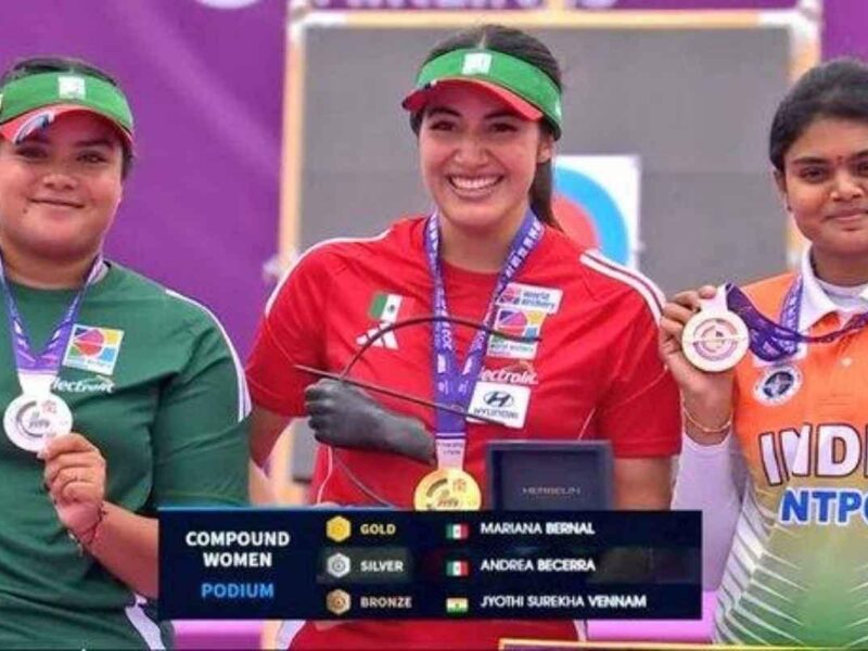 Mariana Bernal gana oro en arco en la Copa del Mundo 2025