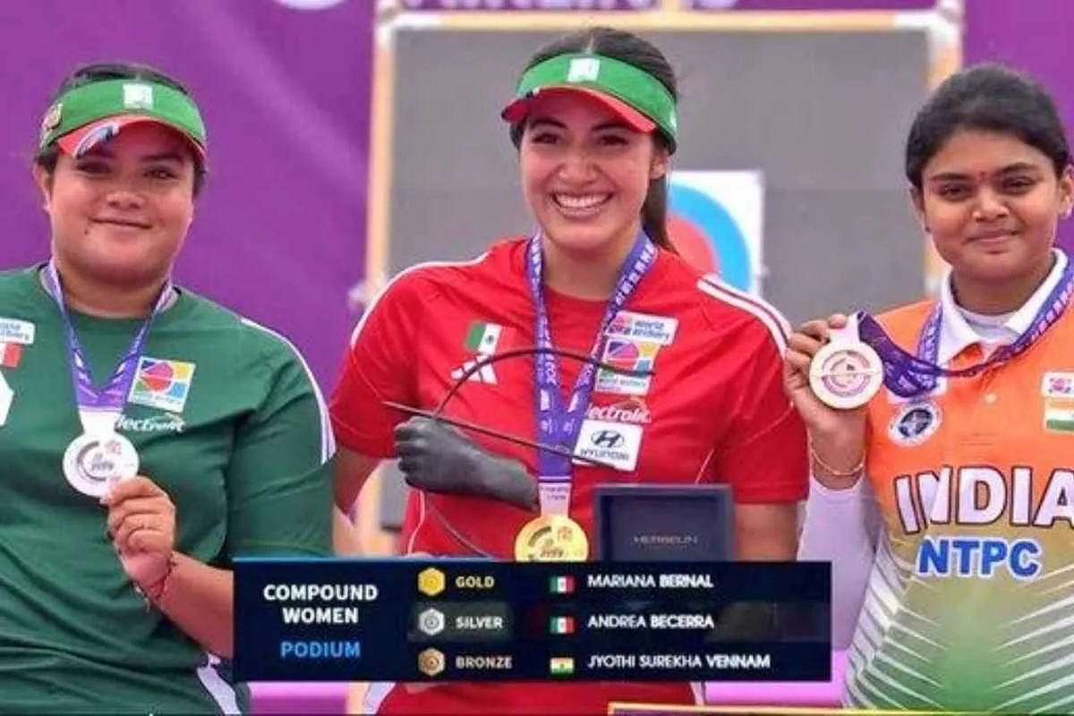 Mariana Bernal gana oro en arco en la Copa del Mundo 2025