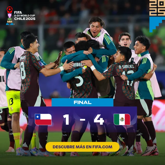México Chile Mundial Sub 20 marcador final