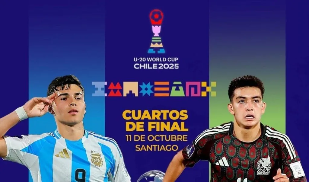 México vs Argentina semifinales Mundial Sub-20 Chile 2025