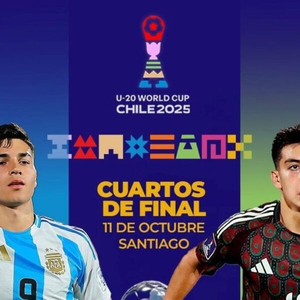 México se mide a Argentina por el boleto a semifinales del Mundial Sub-20 Chile 2025