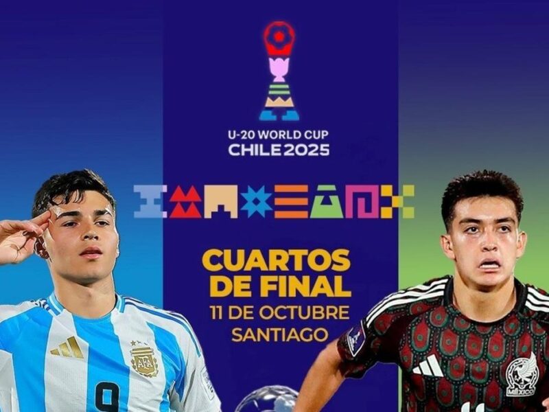 México vs Argentina semifinales Mundial Sub-20 Chile 2025