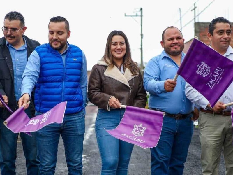 Mónica Valdez impulsa obra de drenaje sanitario en Cantabria para transformar Zacapu