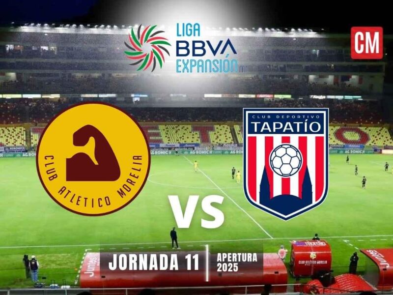 Morelia vs Tapatío: Dónde ver en vivo Jornada 11 Liga Expansión MX 3