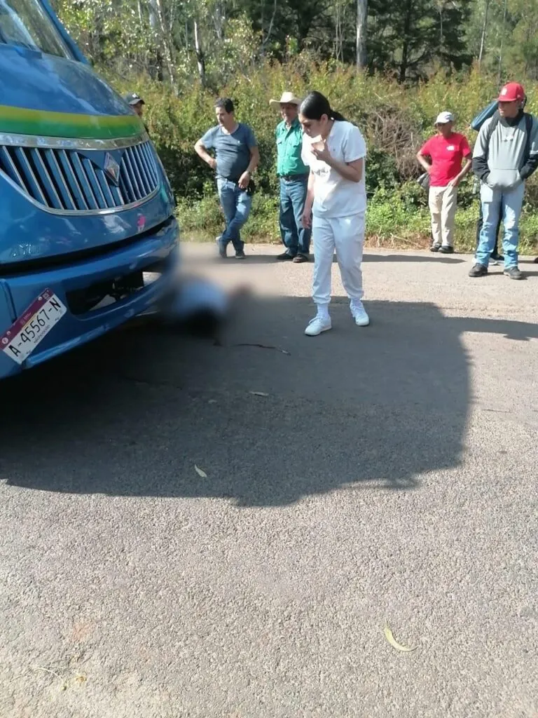 muerte motociclista atropellado camioneta fantasma Morelia