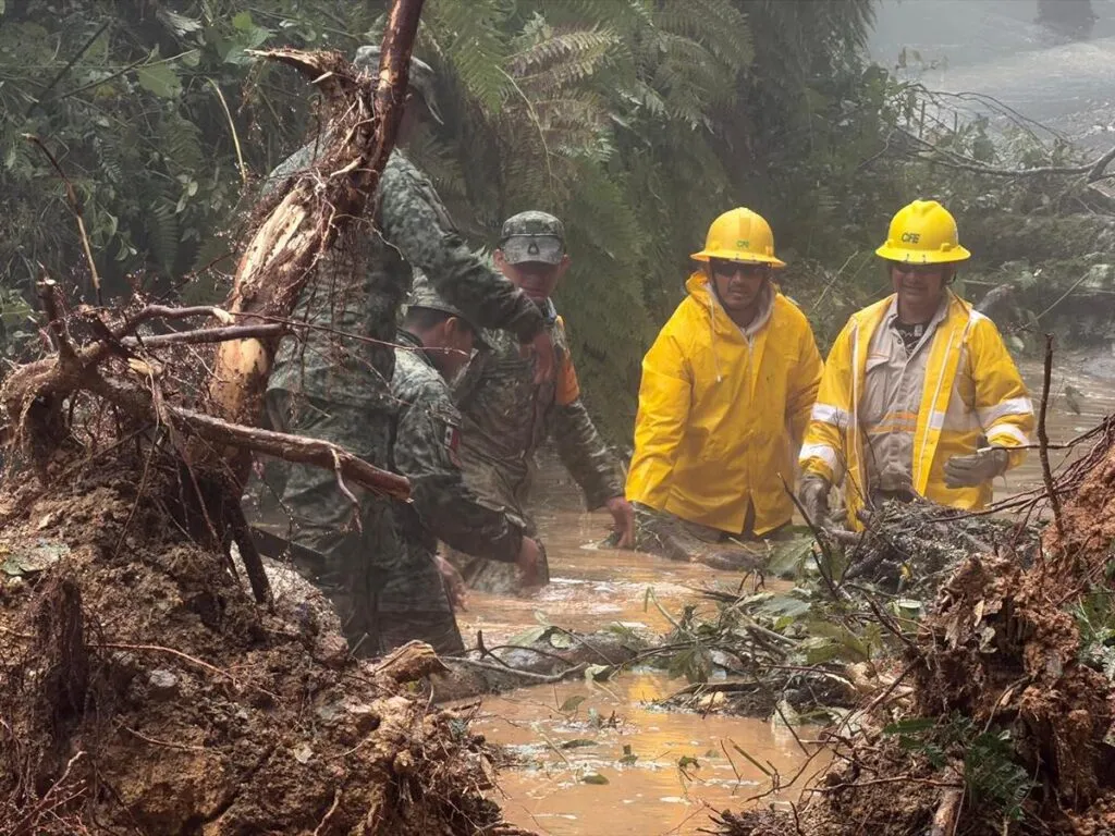 “No había ninguna condición científica para indicarnos que la lluvia iba a ser de esta magnitud justifica Sheinbaum