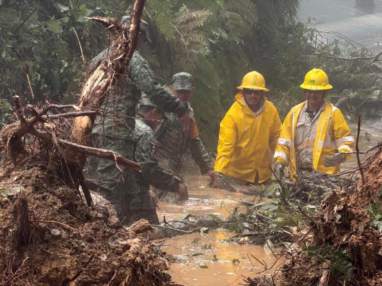 “No había ninguna condición científica para indicarnos que la lluvia iba a ser de esta magnitud justifica Sheinbaum