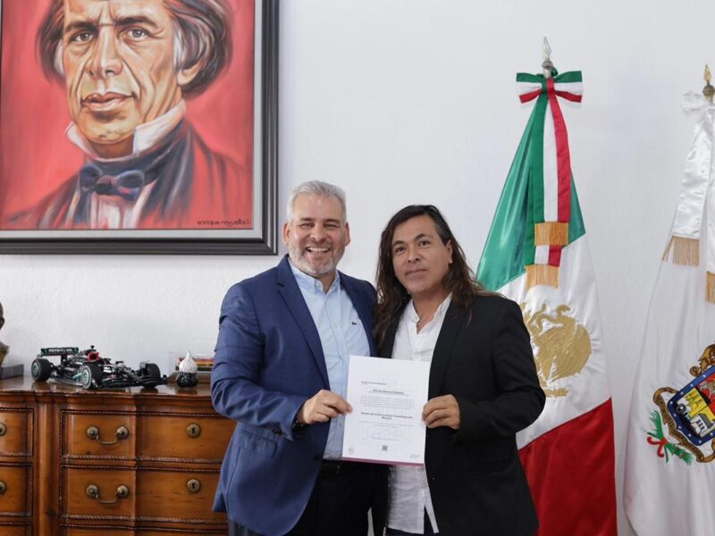 Nombra Bedolla a Sergio Pimentel como nuevo rector de la UTM