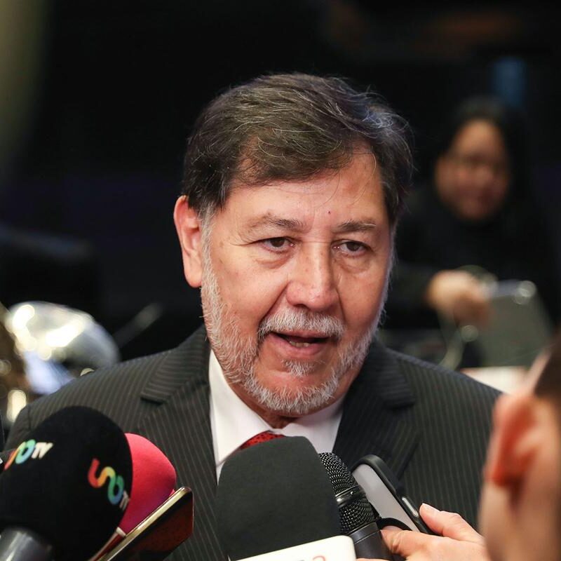 Noroña desafía denuncias de la oposición por viaje financiado a Palestina
