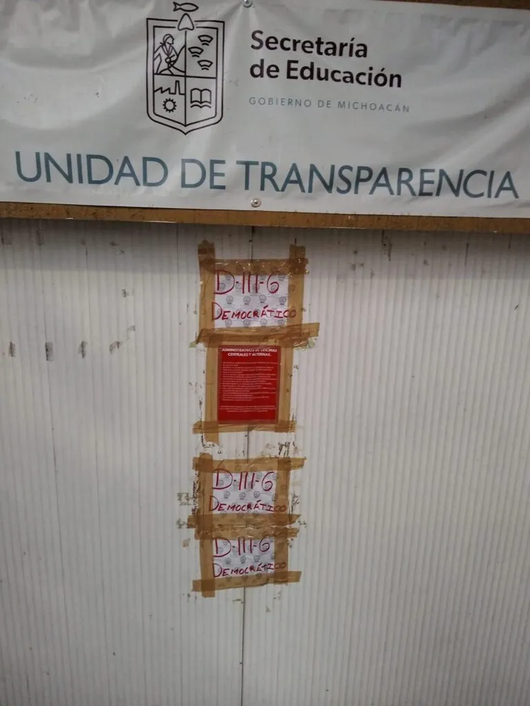 oficinas de la SEE Michoacán son tomadas en protesta por violaciones