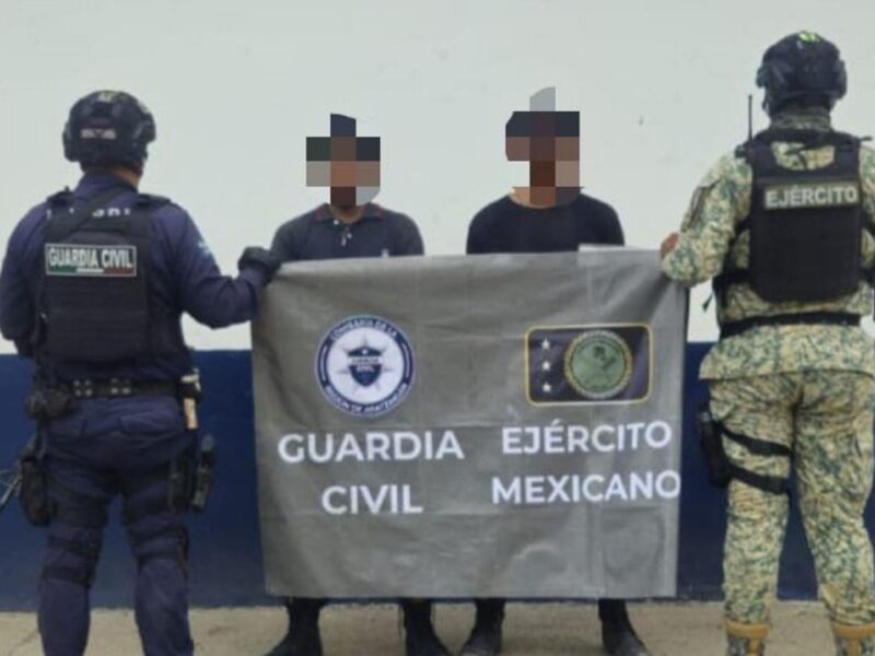 operativo Buenavista SSP hombres asegurados