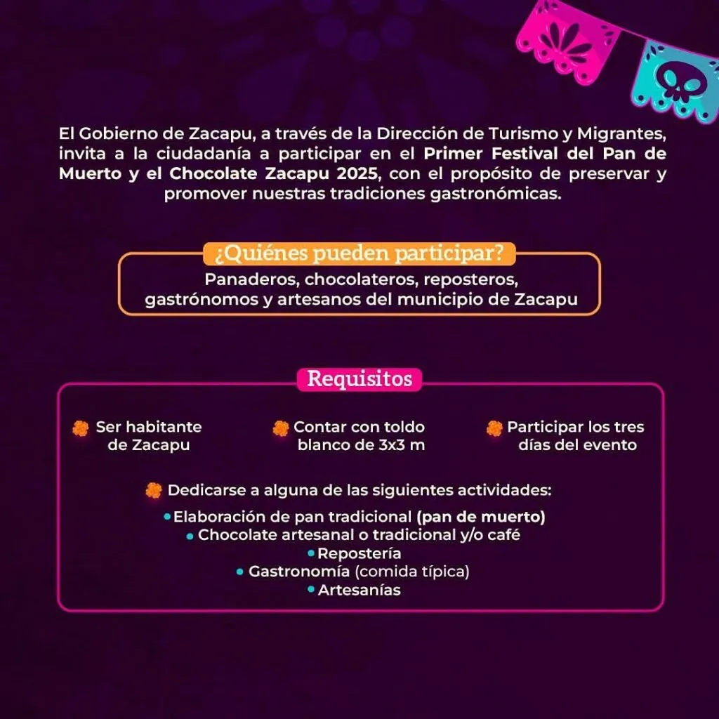 Primer Festival del Pan de Muerto y el Chocolate Zacapu 2025 1