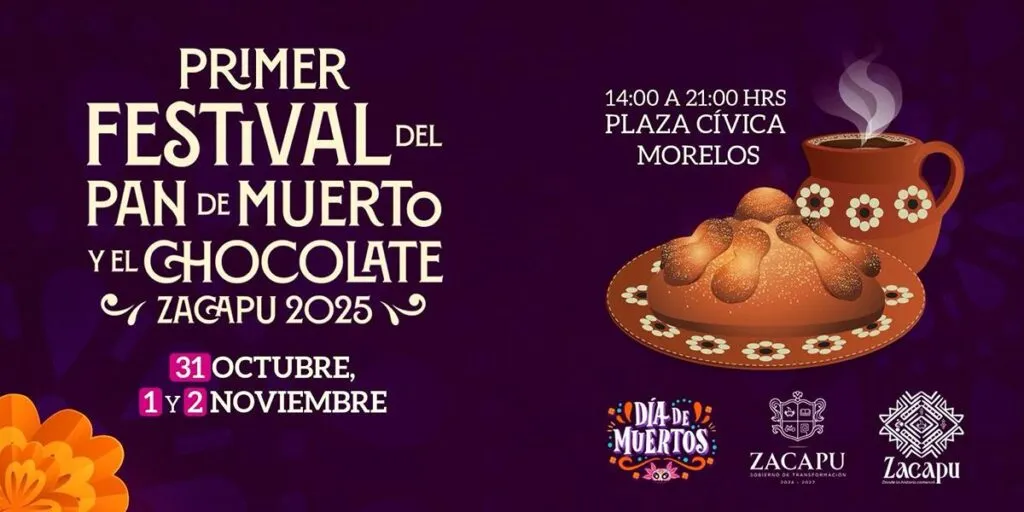 Primer Festival del Pan de Muerto y el Chocolate Zacapu 2025