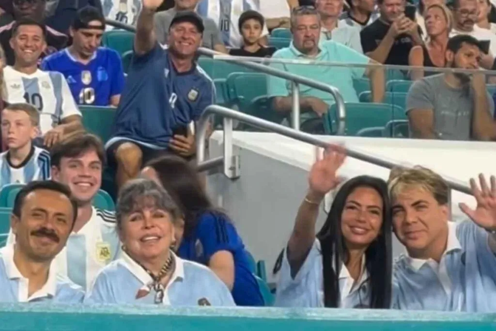 Reencuentro de Cristian y Verónica Castro en Miami 2