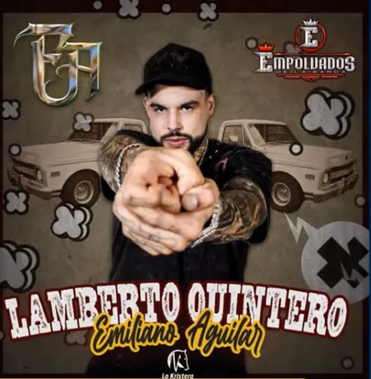 Revelan portada de “Lamberto Quintero”: el álbum debut de Emiliano Aguilar-1
