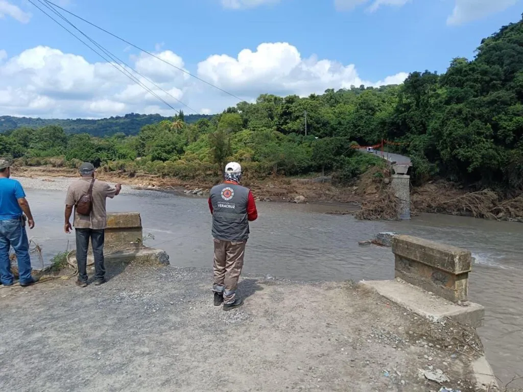 Río Pánuco supera su nivel máximo ordinario por 44 centímetros; aún podría aumentar, advierte CNPC