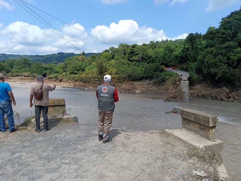 Río Pánuco supera su nivel máximo ordinario por 44 centímetros; aún podría aumentar, advierte CNPC