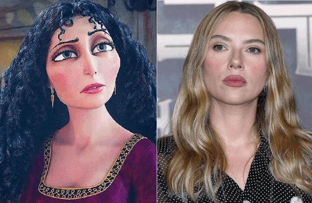 Scarlett Johansson regresa a Disney como Mother Gothel en el live-action de Enredados