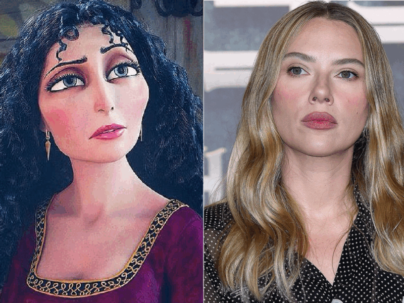 Scarlett Johansson regresa a Disney como Mother Gothel en el live-action de Enredados